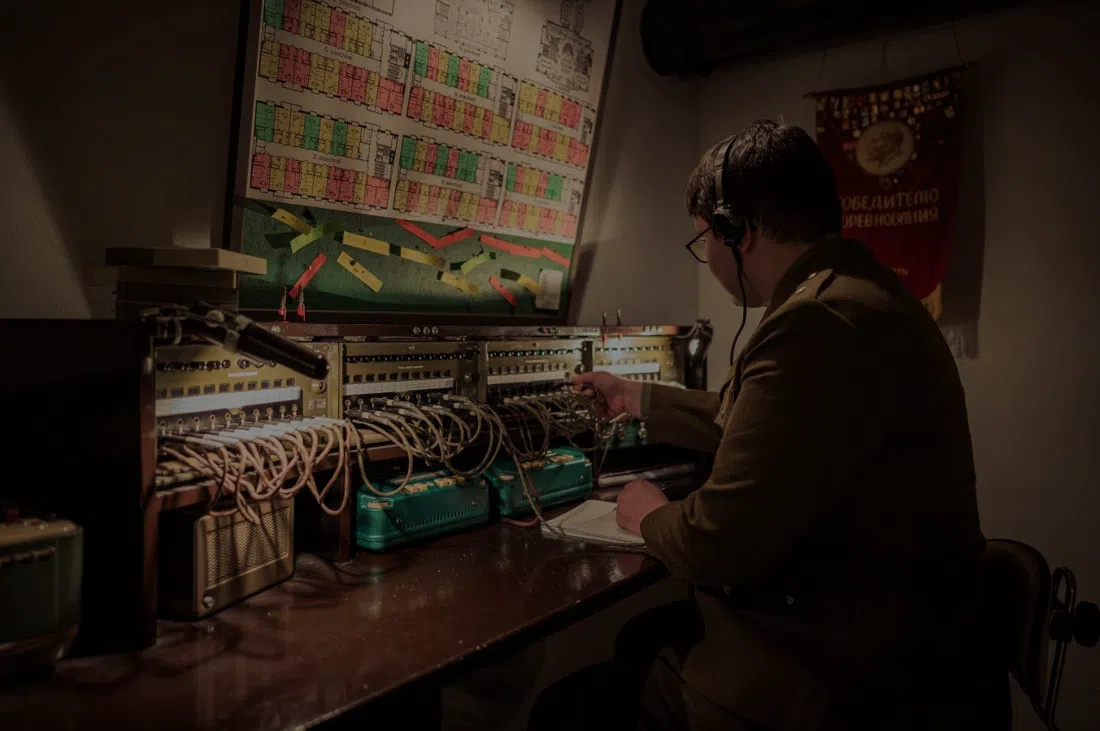Kalla kriget-museet (atombunkern under Hotel Jalta), Prag