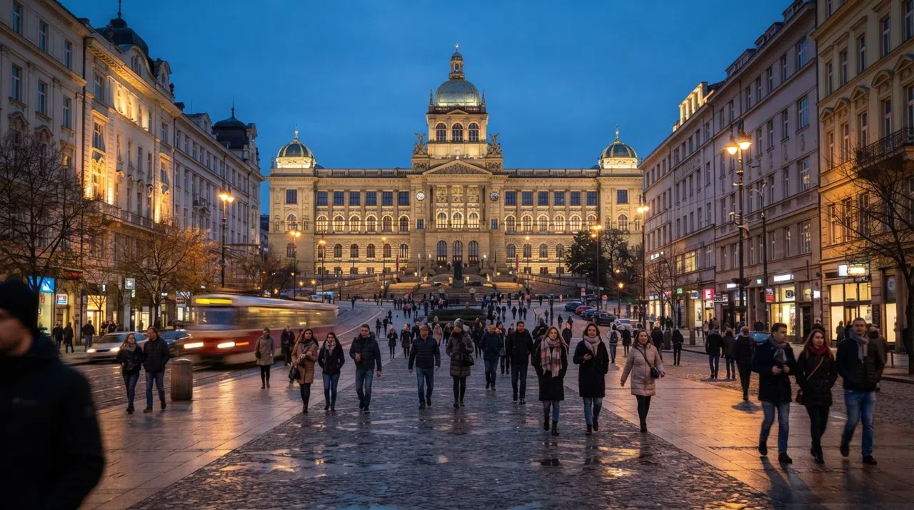 Nové Město, Praga: el centro activo de la ciudad con grandes cafés y noches junto al río