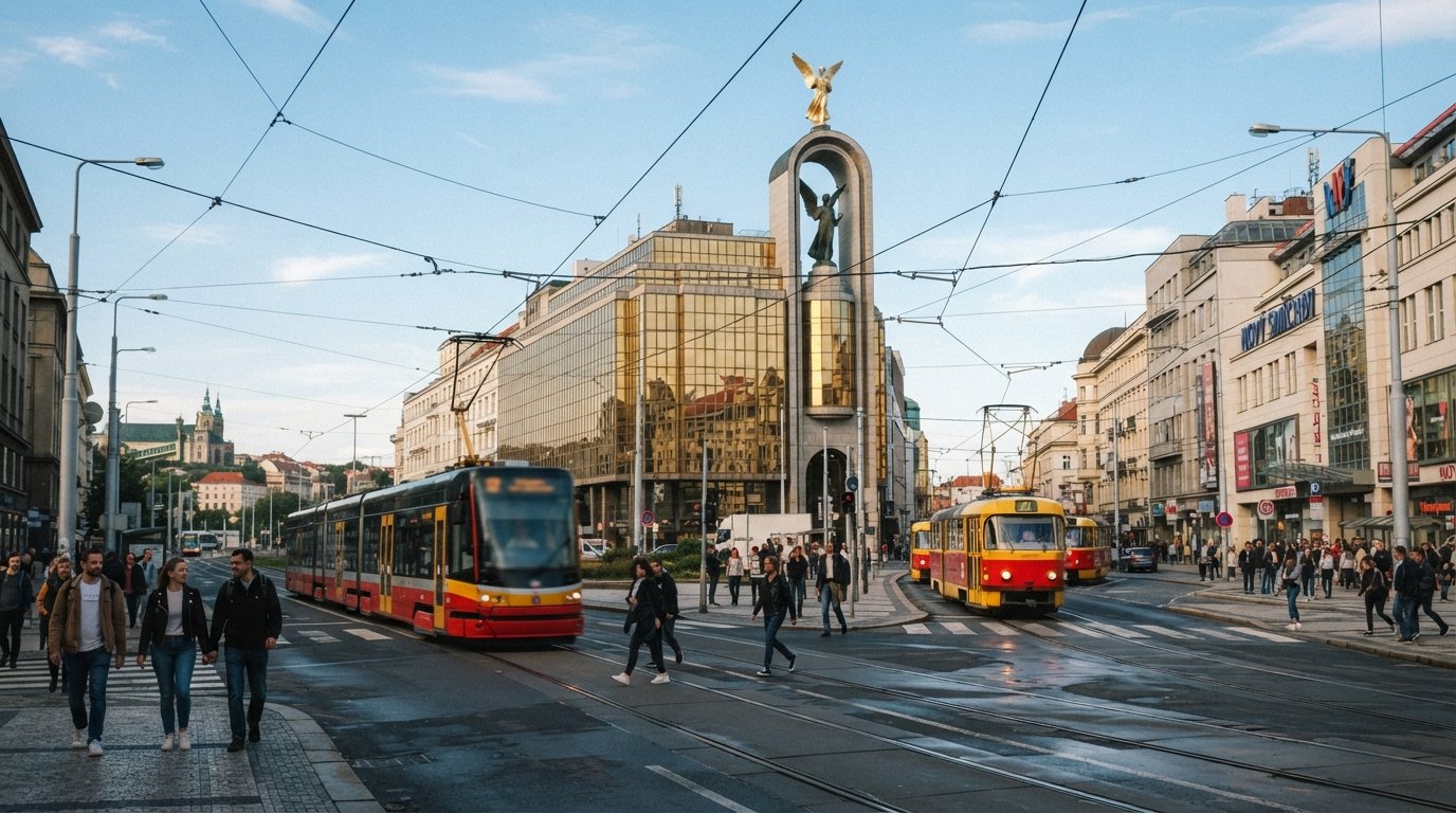 Smíchov, Prague: beer, transit and the city at street level