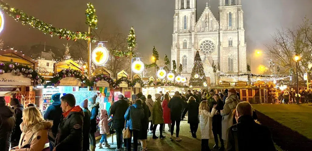 České vánoční trhy – náměstí Míru, Prague